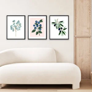 CasaBloom Abstract Botanical Wall Frame