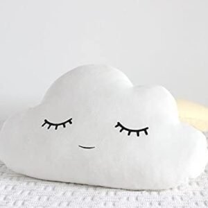 CHIRKUT Decorative Moon Cloud Star Throw Pillows, Nursery Room Cushions, Pink Mint White, 3-Piece Set,Polyester,Cotton (Pack of 3) 30CM - Image 4