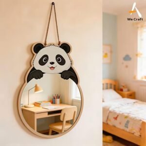 Beautifull Wooden Wall Hanging Mirrors Shatterproof Acrylic Frame & Mirror - Image 2