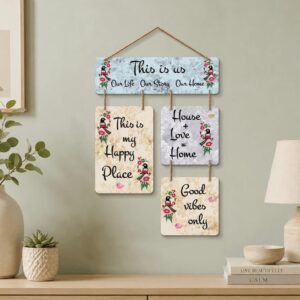 Artvibes This is us Printed Wooden Wall Hanging For Living Room | Office | Quotes Decor Item | Wall Accents | Gift Items | Wall Illustrations | Artworks Hangings | Mdf Wall Decoration (WH_6513N) - Image 4