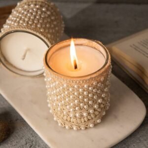 Rad Living Heer Decorative Scented Soy Wax Candle | Aromatherapy Candles | Aromatic Fragrance of Petrichor | 35 Hrs Burn Time | Unique Gift | Home Decor | 220gm - Single Piece - Image 1