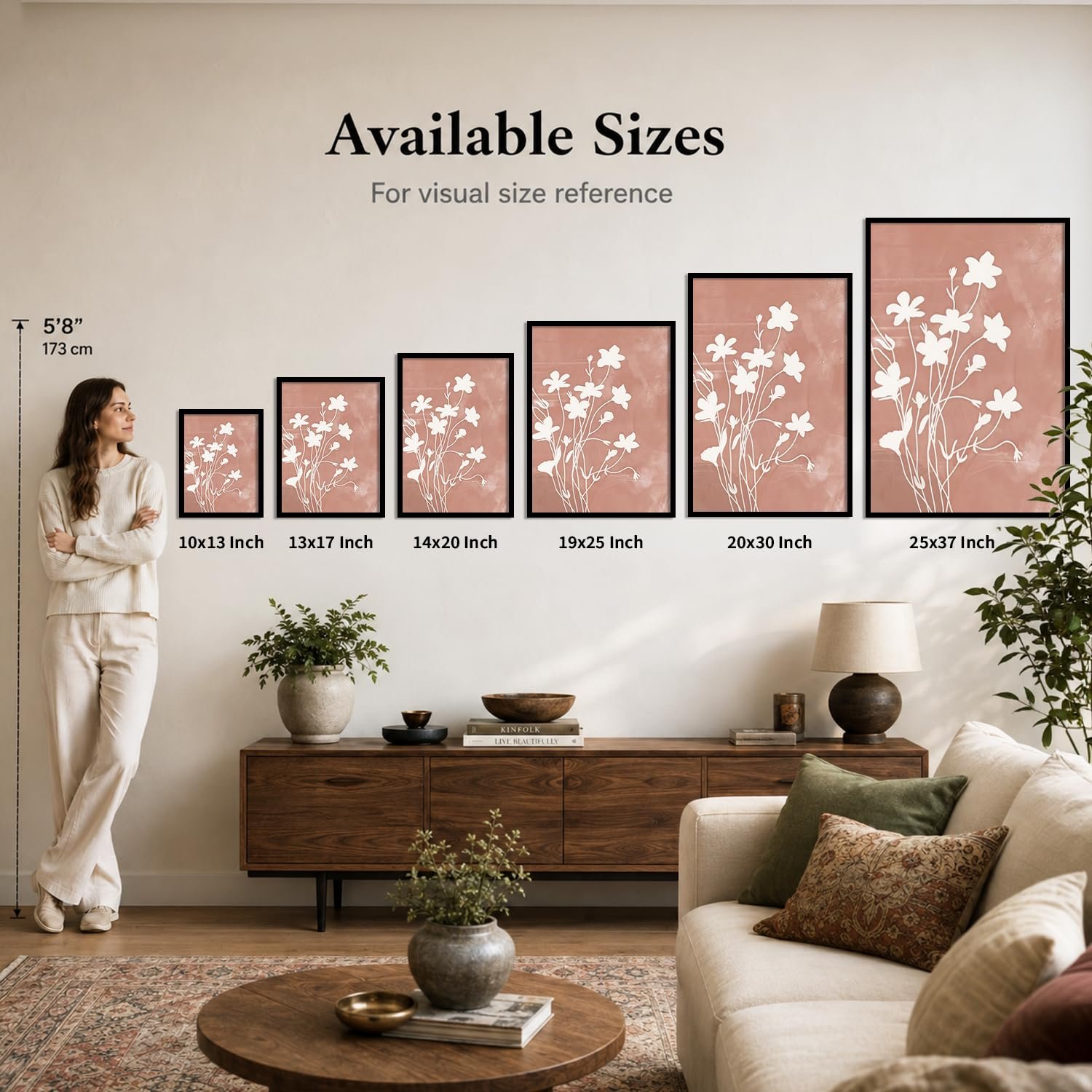 kotart Abstract WALL Framed Painting | Big Aesthetic WALL Framed Paintings for Living Room Bedroom Wall Decor (13x17 inch) - Image 5