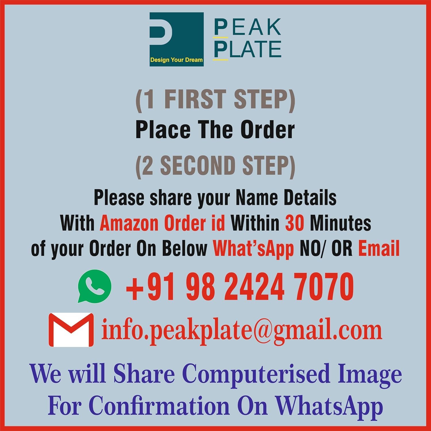 Peak Plate Custom Acrylic Wooden Name Plate | Personalized house number board for home entrance weatherproof wall mount | Sign Board for Home Entrance Outdoor | Weatherproof House Number (Wall Mount) - Image 6